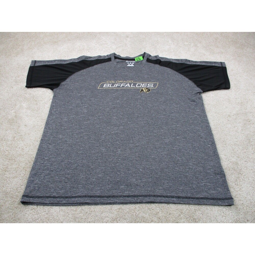 Colorado Buffaloes Shirt Men 2XL XXL Gray Champion Boulder University Football